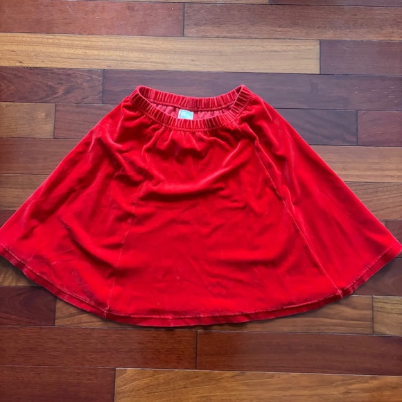Hanna Andersson Other - Hanna Andersson Velvet Red Skirt